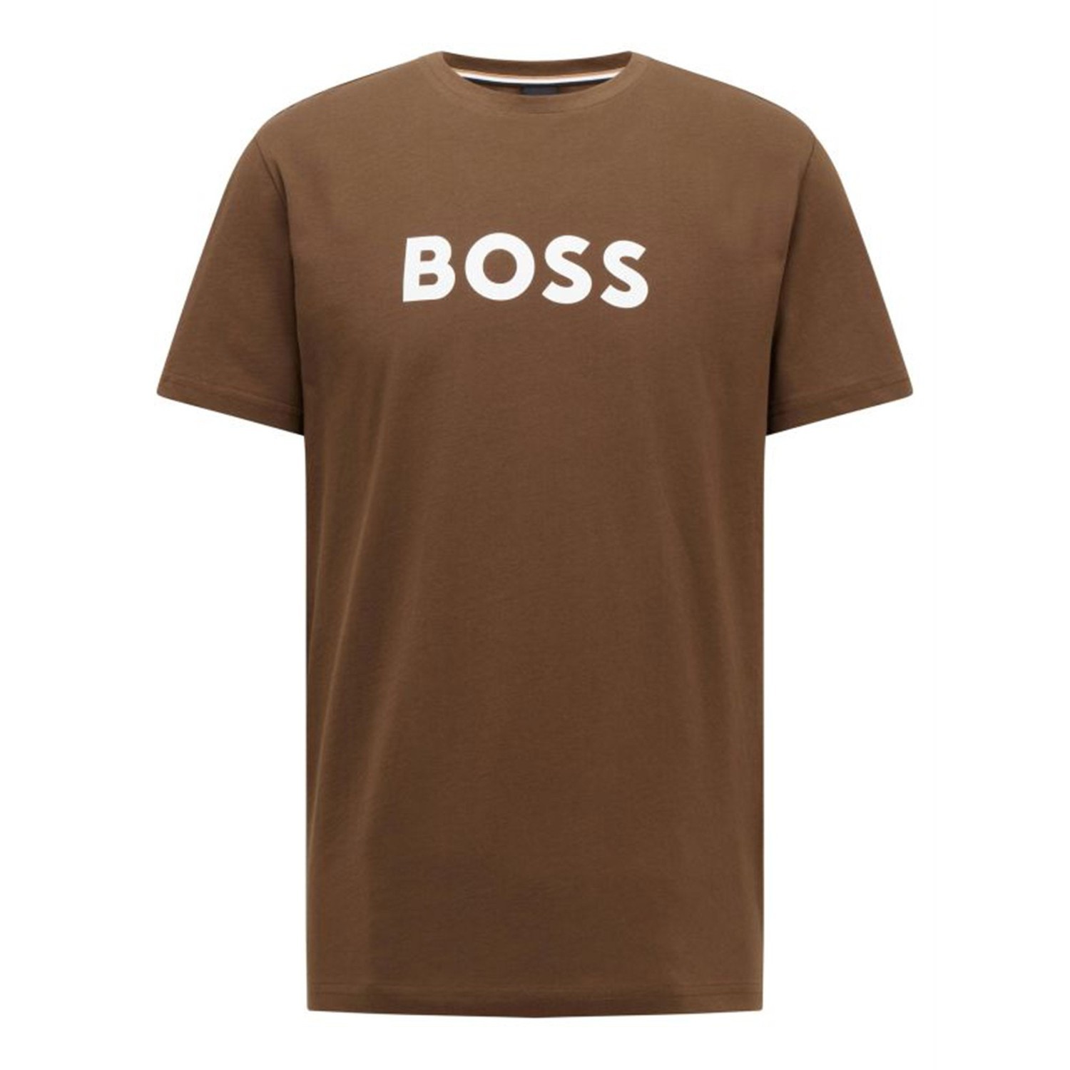 Hugo Boss Mens Logo T-shirt Khaki M
