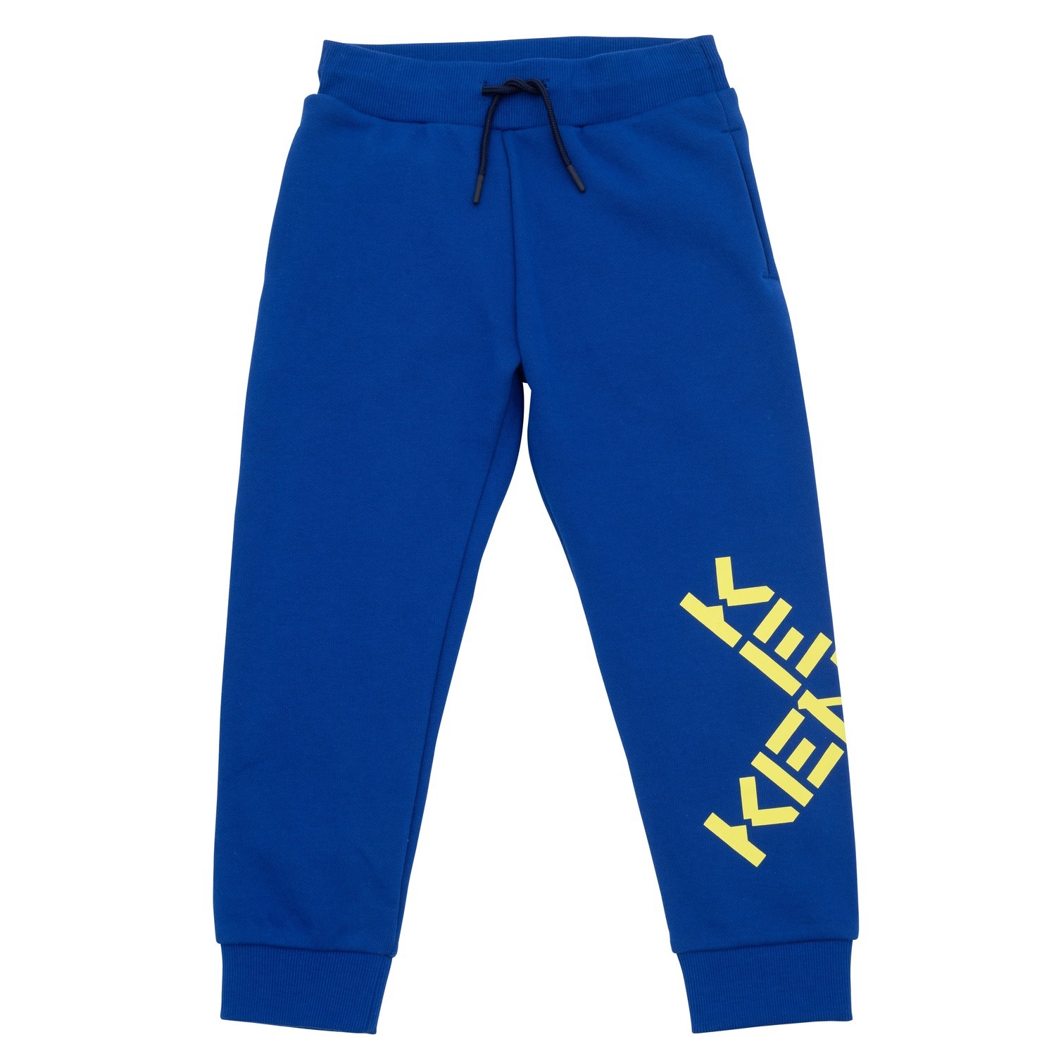 Kenzo Boys Cross Logo Track Pants Blue 8Y