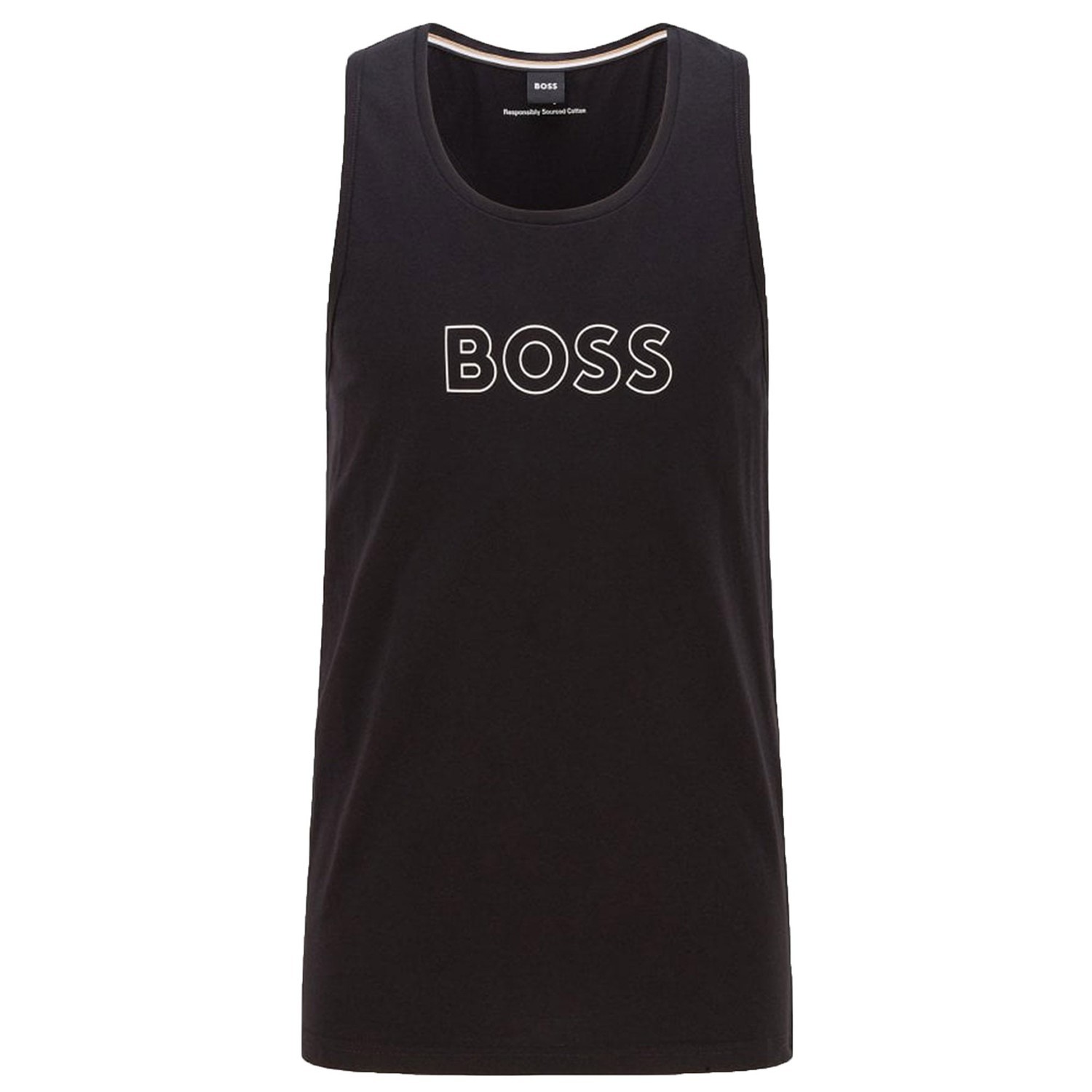 Hugo Boss Mens Logo Vest Black L