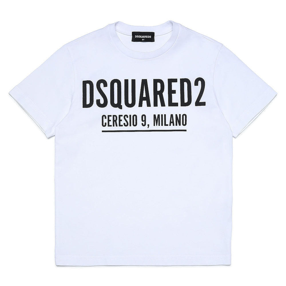 Dsquared2 Kids Cotton T-shirt White 14Y