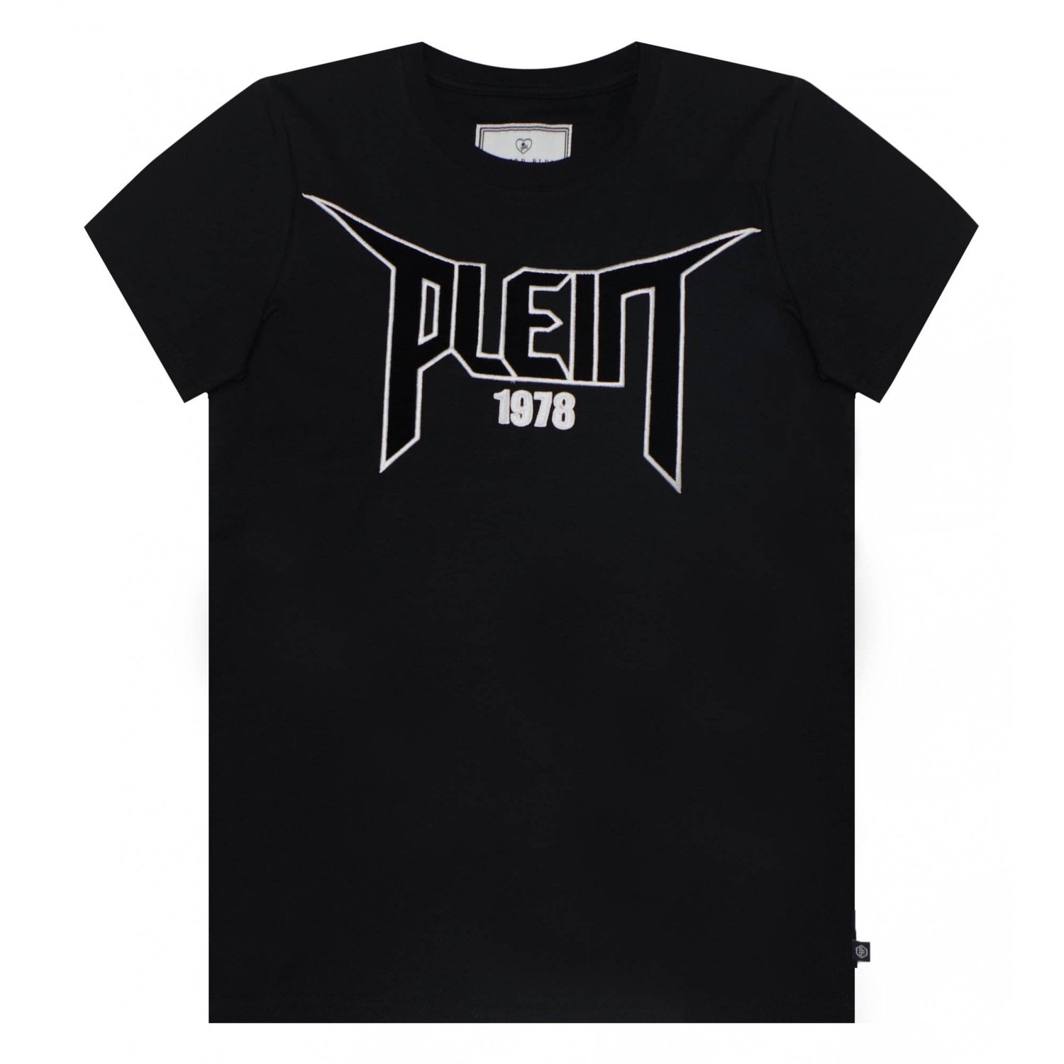 Philipp Plein Kids Logo Patch T-shirt Black 16Y