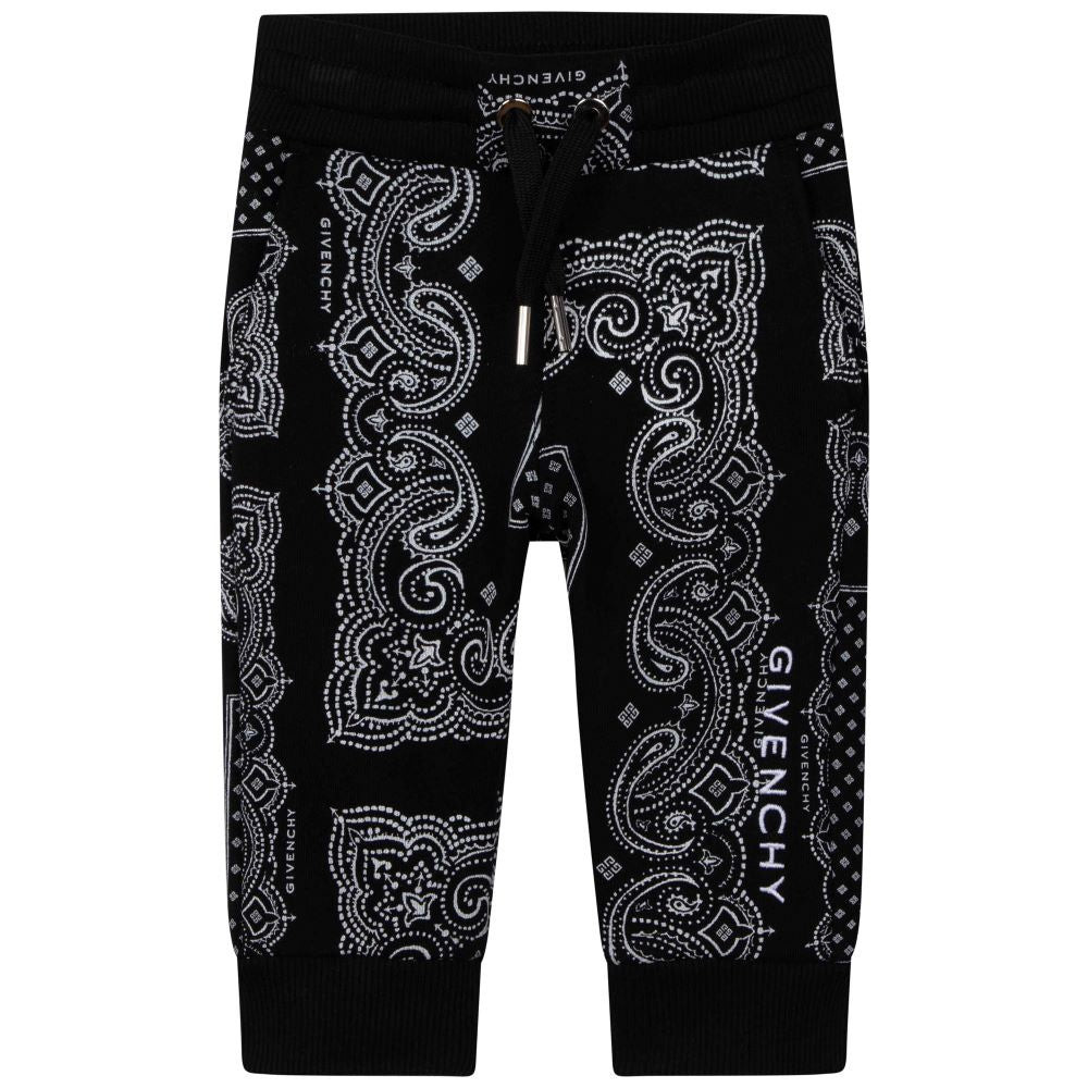 Givenchy Baby Unisex Pattern Jogging Bottoms Black 2Y