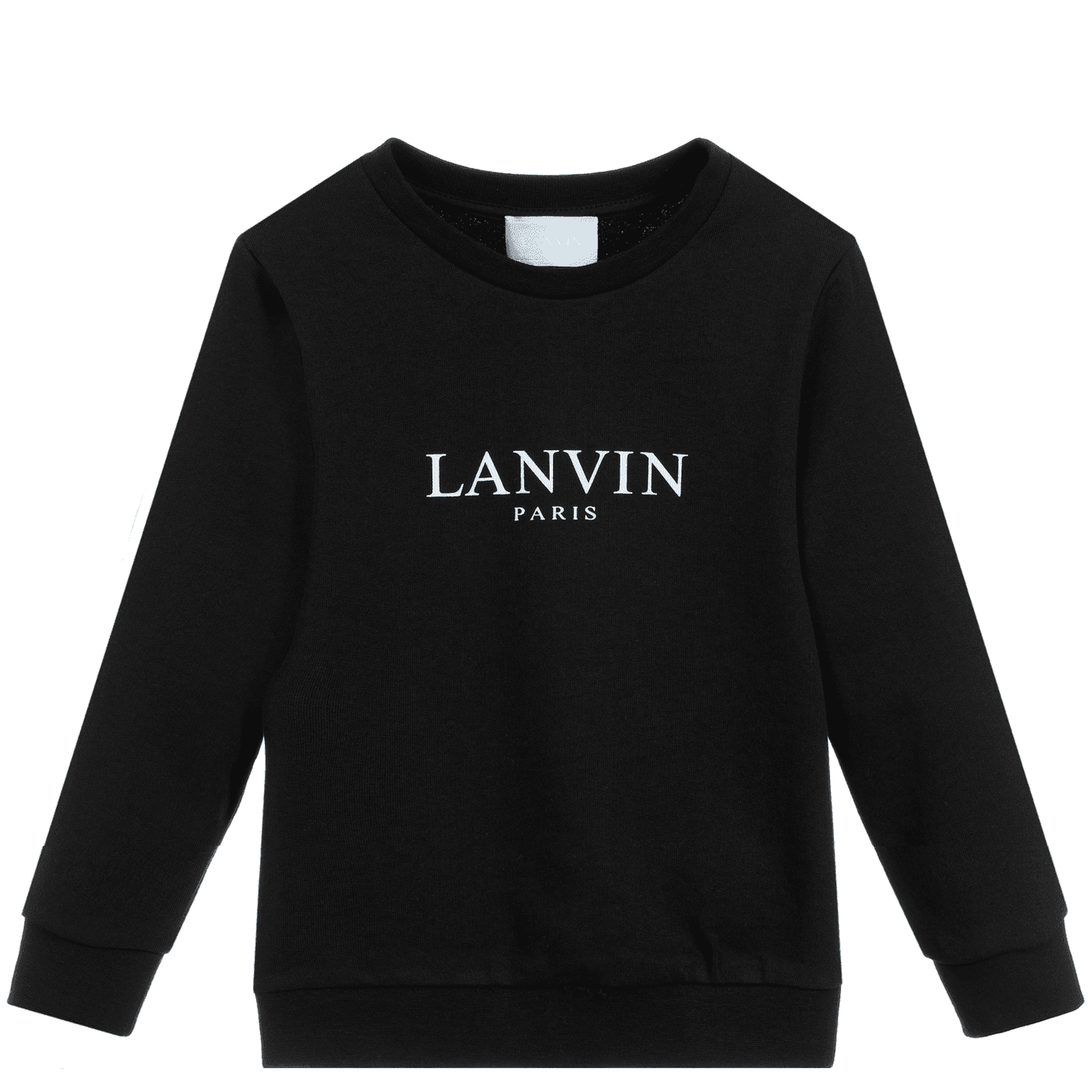 Lanvin Boys Logo Sweatshirt Black 8Y