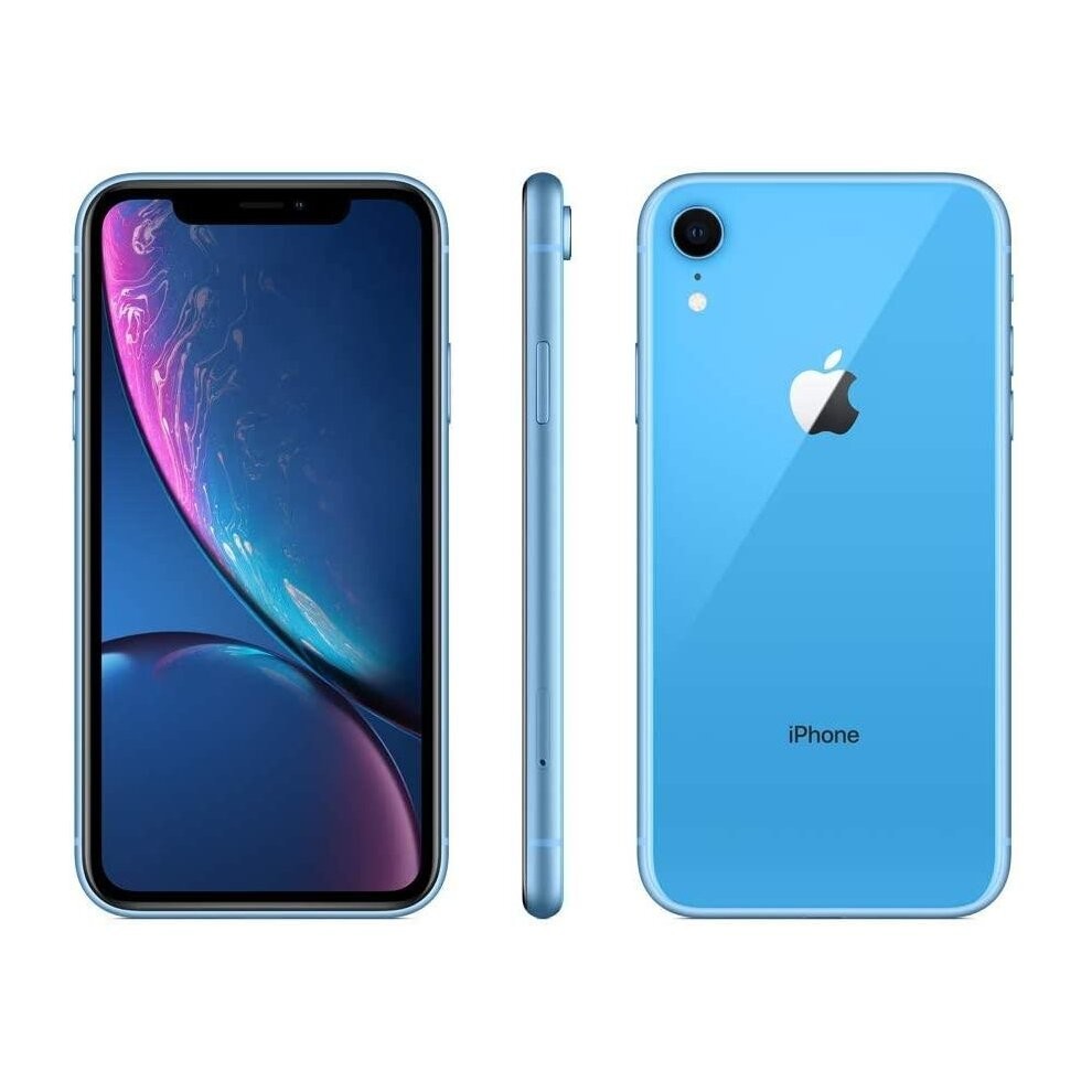 Apple iPhone XR 64GB Blue Mobile Phone SIM Free Unlocked - Blue