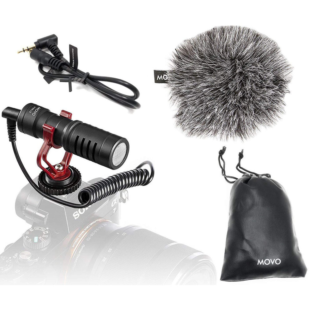 Movo Photo VXR10 Cardioid Condenser Video Microphone (Black)