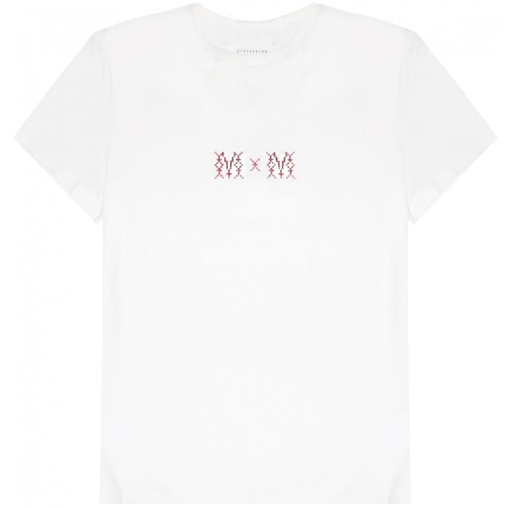 Maison Margiela Men's Logo Print T-shirt White S