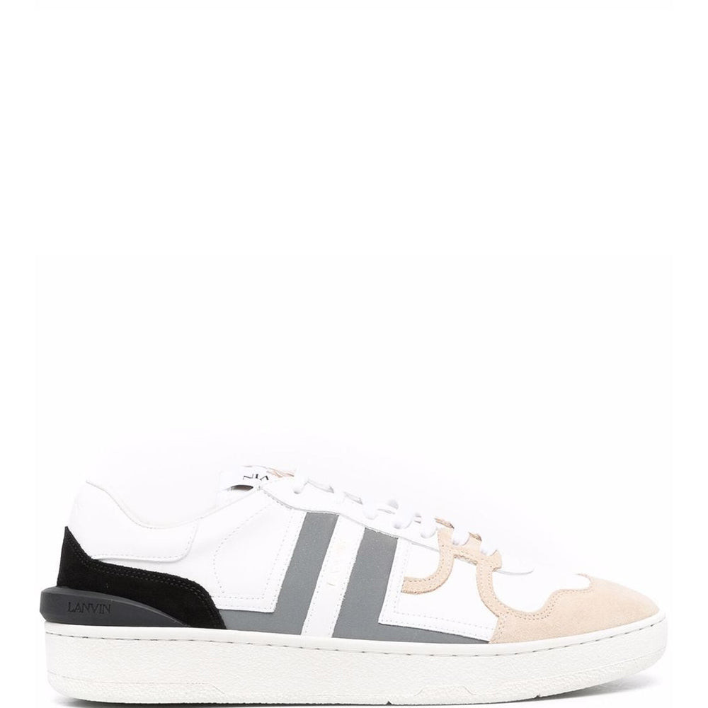 Lanvin - Mens Low Clay Sneakers White 6