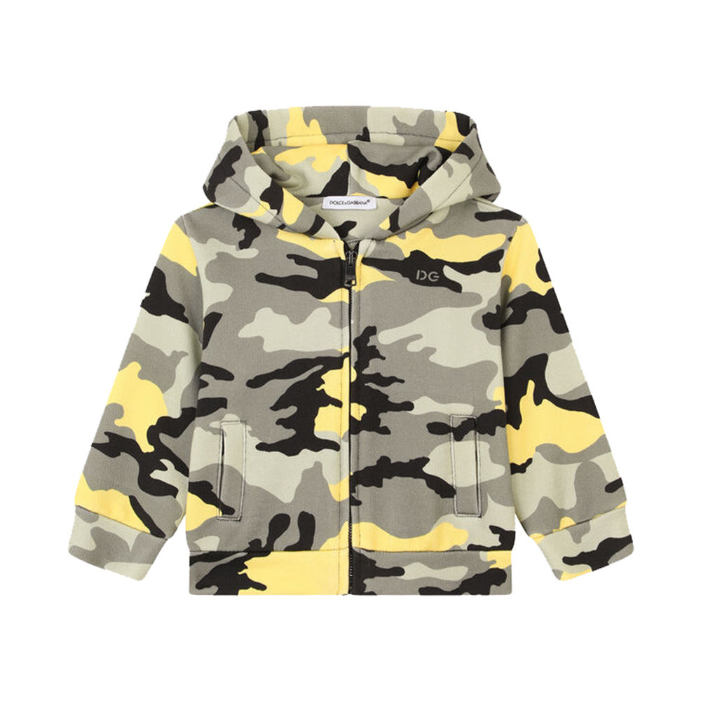 Dolce & Gabbana Baby Camouflage Hoodie 18M Multi-coloured