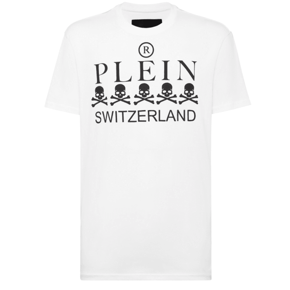 Philipp Plein Men's Iconic SS T-shirt White L