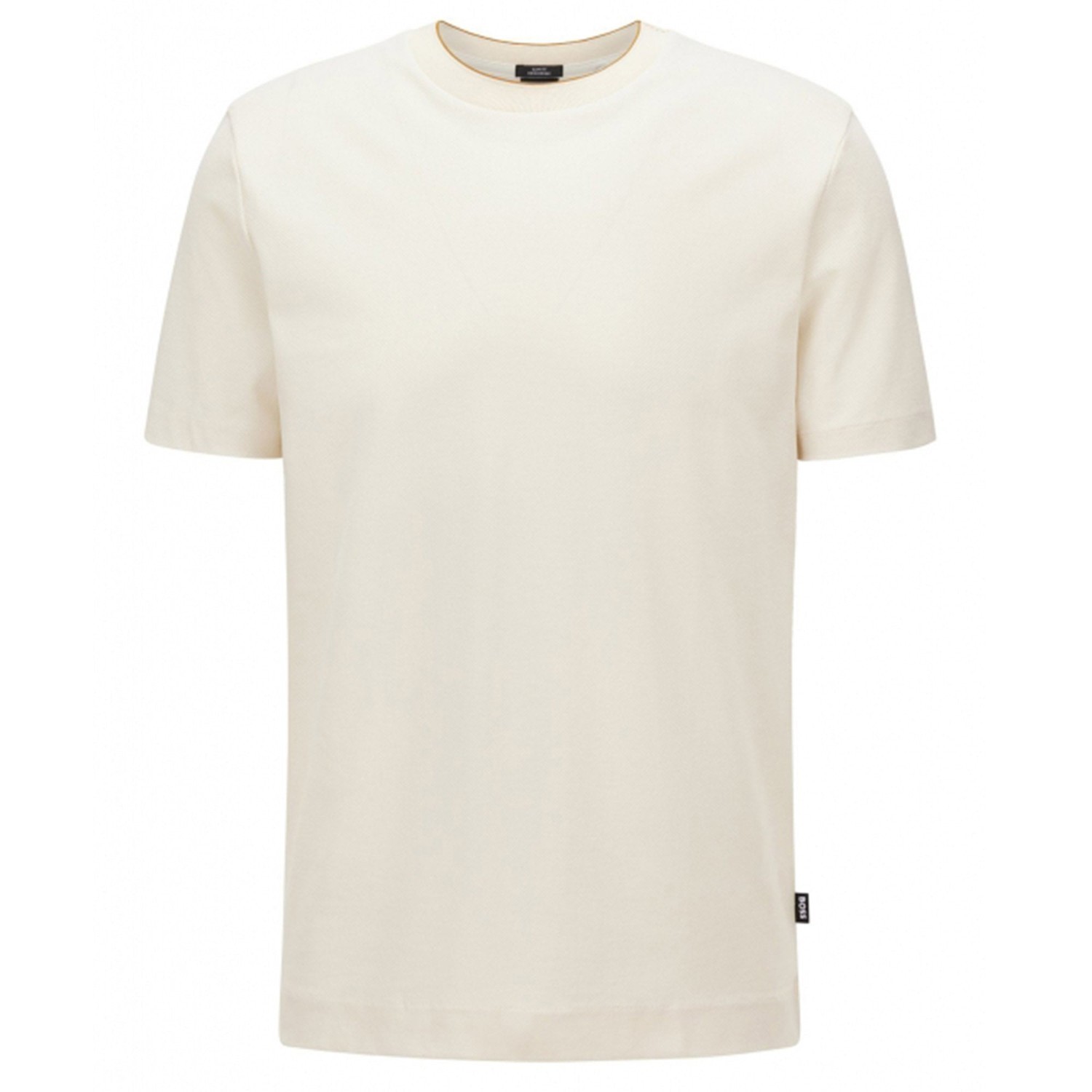 Hugo Boss Mens Cotton T-shirt Cream Xxxl