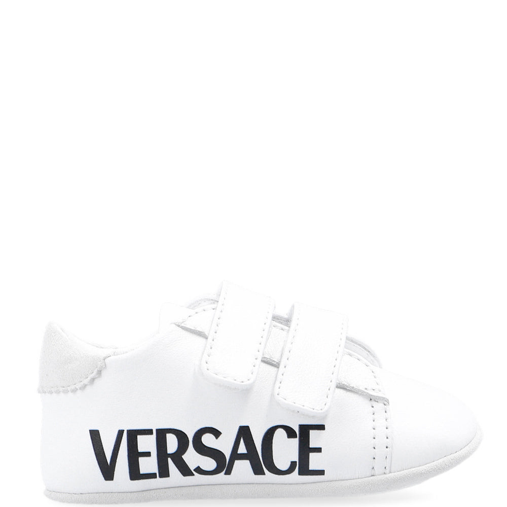 Versace Baby Unisex Side Logo Sneakers White 17