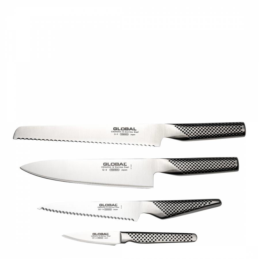 Global 4 Piece Boxed Knife Set