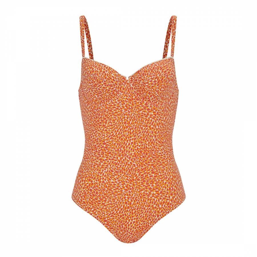 Orange  Divine Underwired One-Piece Swimsuit