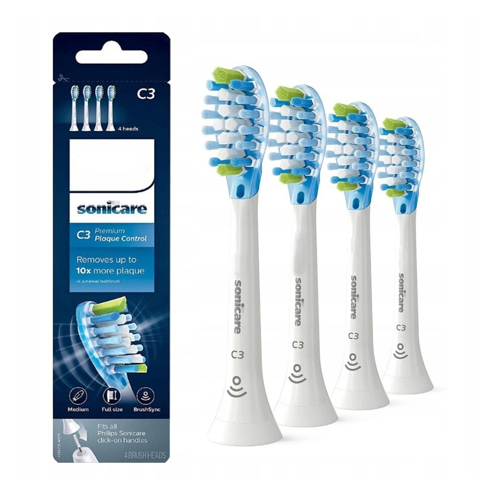 For Philips Sonicare C3 Premium Sonic Electric Toothbrush Heads 4PC