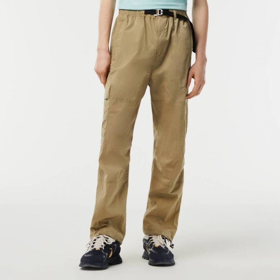 Brown Straight Leg Cargos