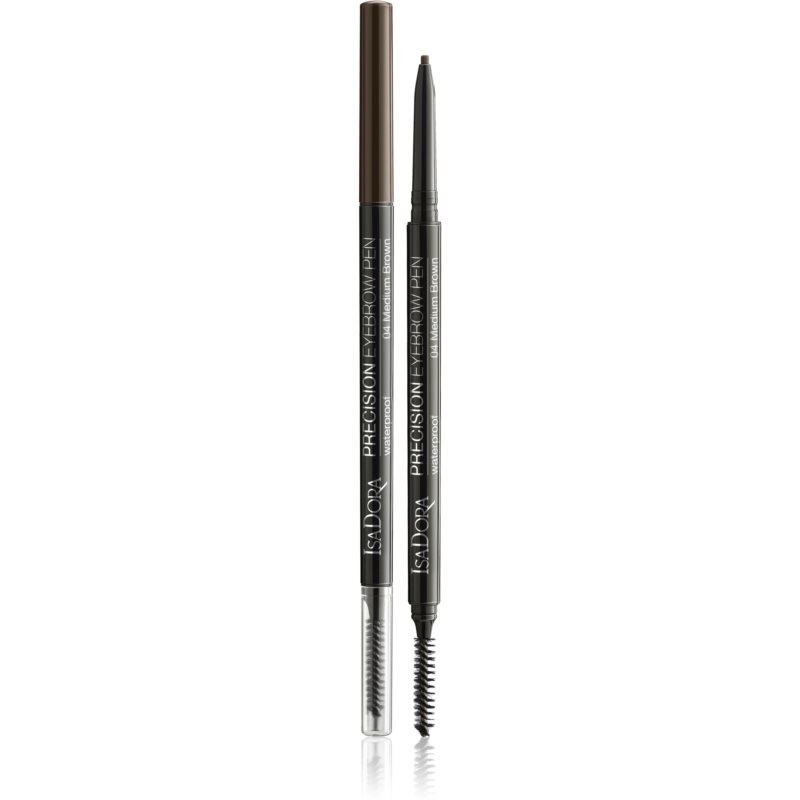 IsaDora Precision Eyebrow Pen precise eyebrow pencil shade 04 Medium Brown 0,09 g