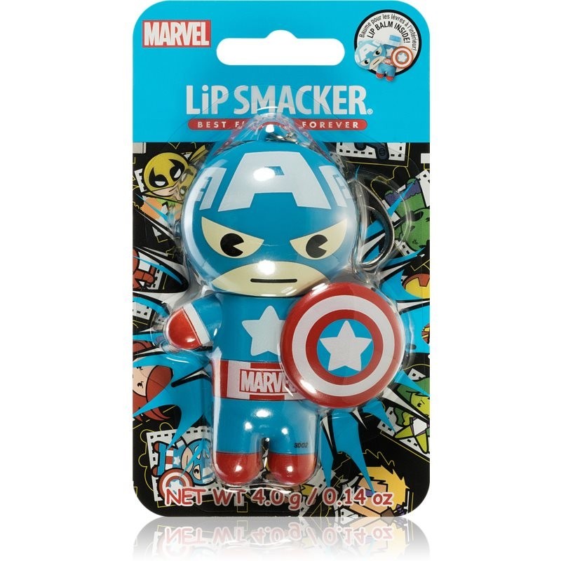 Lip Smacker Marvel Captain America lip balm flavour Red, White & Blue-Berry 4 g