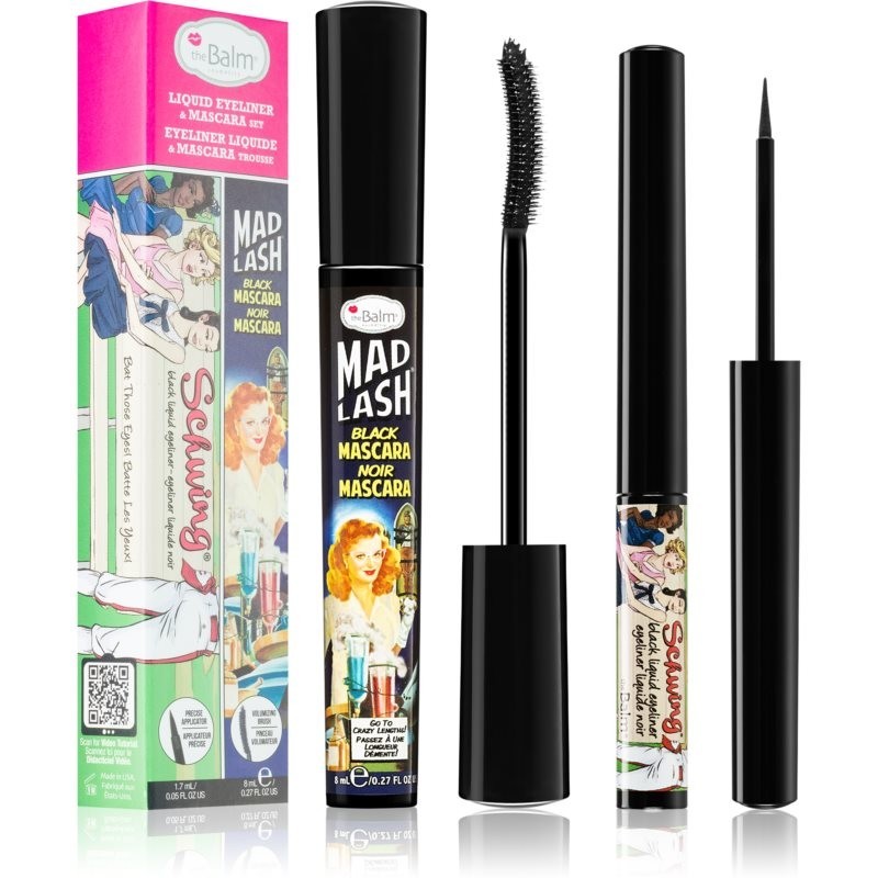 theBalm Schwing® & Mad Lash makeup set (for the eye area)