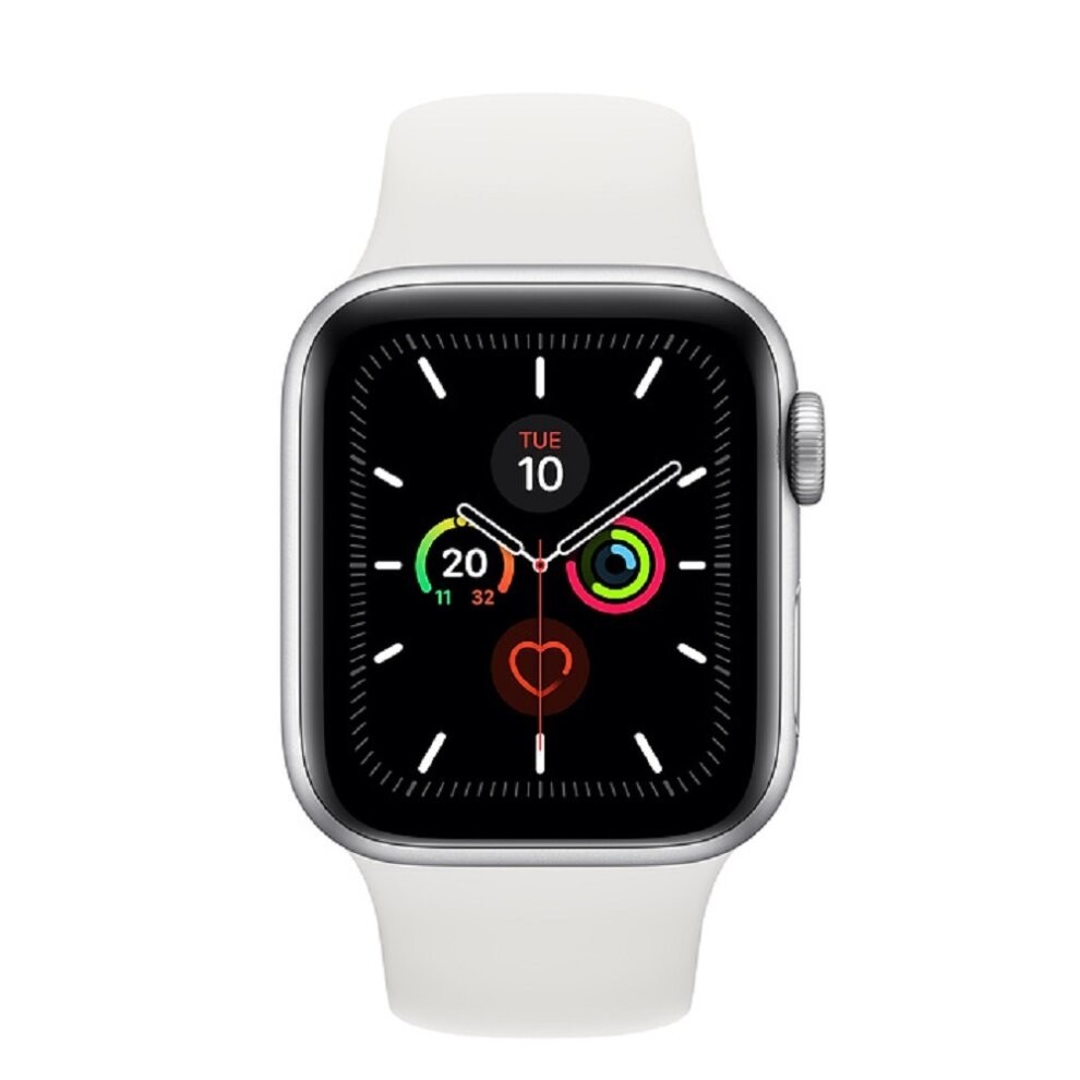 Apple Watch Series 5 - 40mm Silver Aluminium Case with Sport Band
