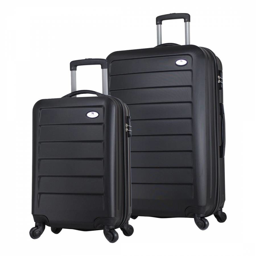 Black Cabin And Large Ruby Suitcases