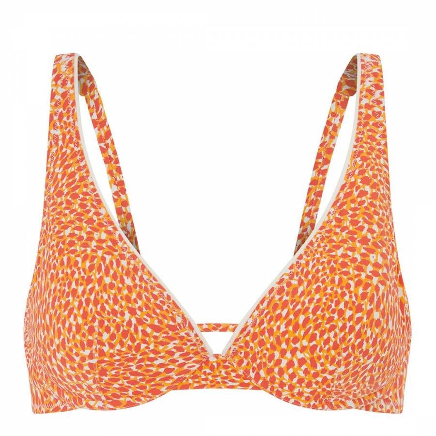 Orange  Divine Push-Up Bikini Top