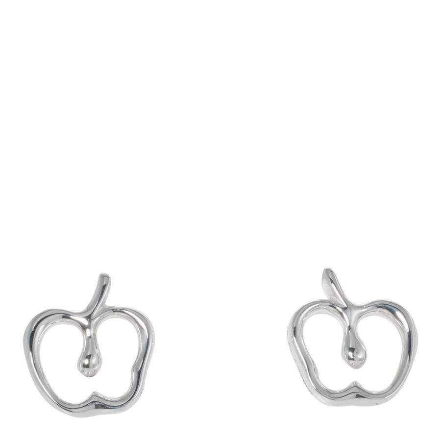 Silver Tiffany & Co Apple Earrings