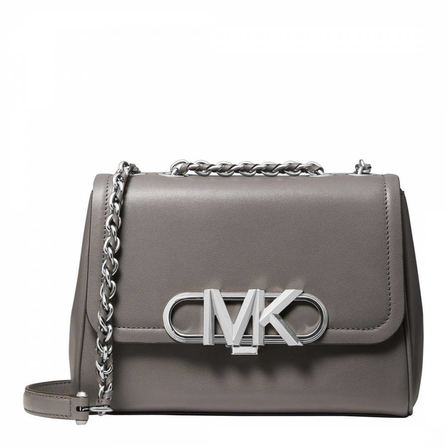 Heather Grey Parker Medium Chain Shoulder Bag