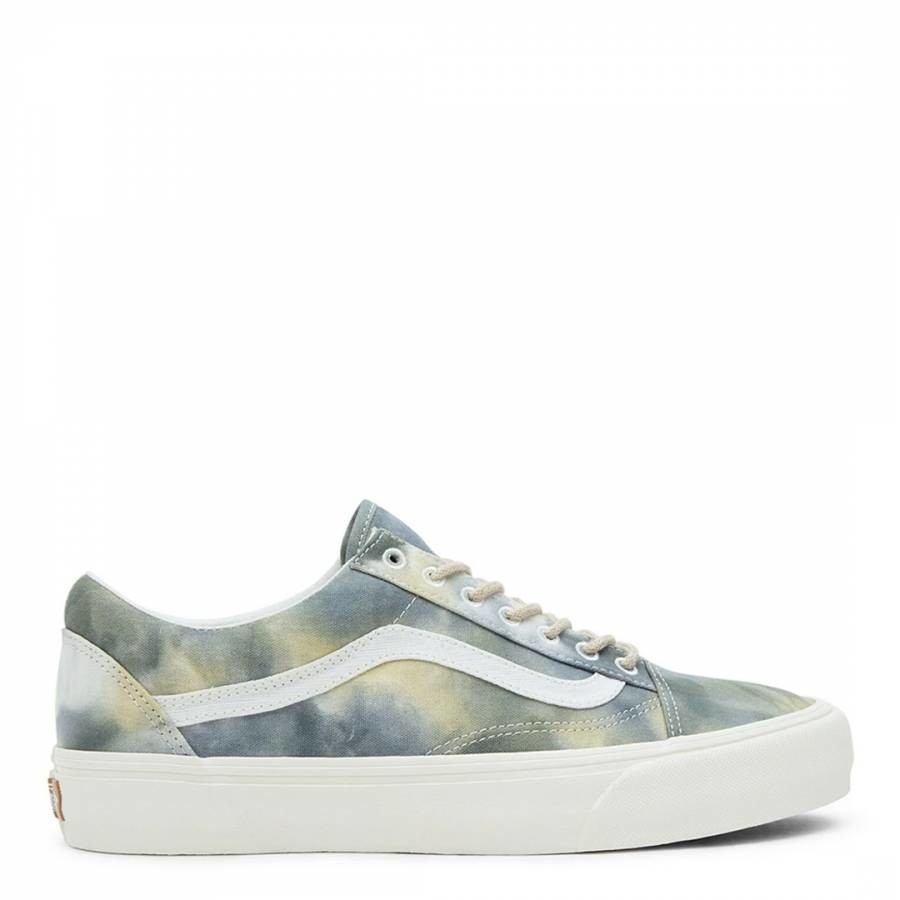 Women Green Tie Dye UA Old Skool Trainers