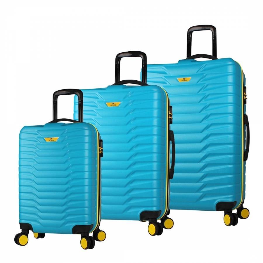 Turquoise Suitcase Set