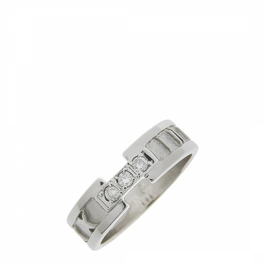 Silver Tiffany & Co Atlas Ring 52.5