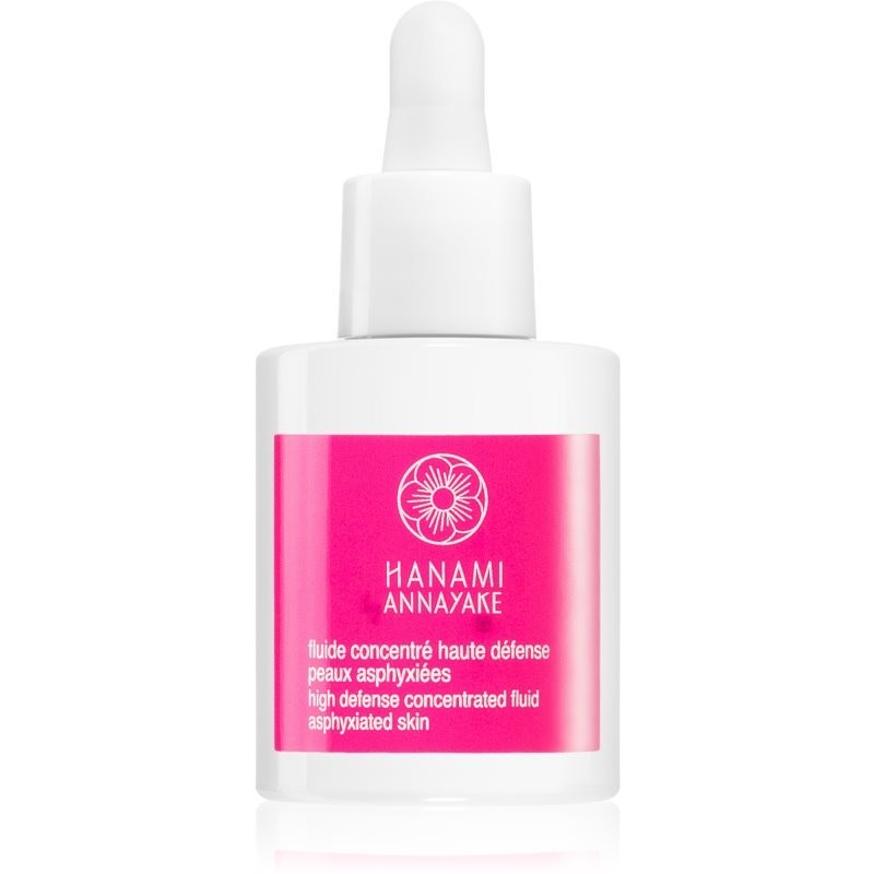 Annayake Hanami Fluide Concentré Haute Défense Peaux Asphyxiées protective detox serum day and night 30 ml