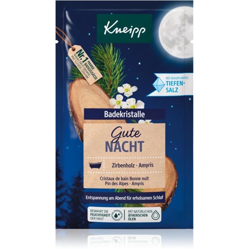 Kneipp Good Night relaxing bath salt Swiss Stone Pine & Balsam Torchwood 60 g