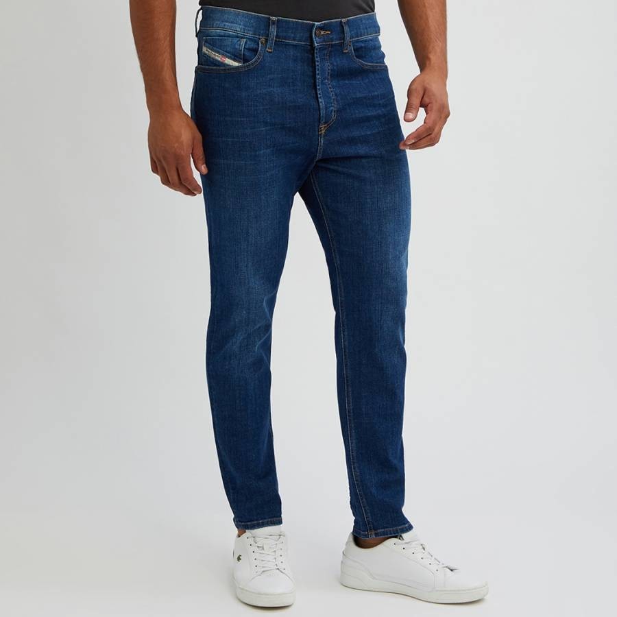 Mid Blue D-Fining Skinny Jeans
