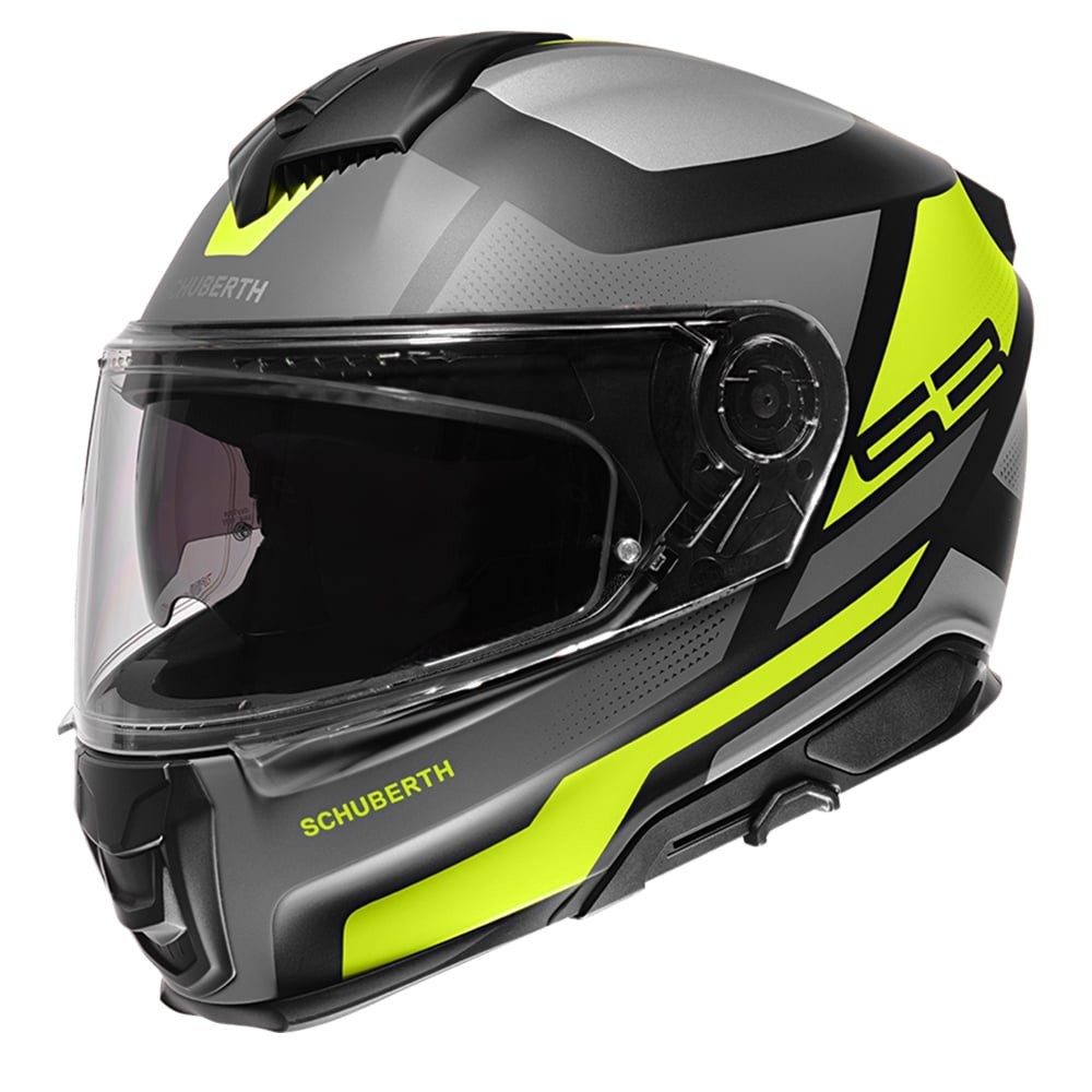 Schuberth S3 Daytona Black Yellow Full Face Helmet XL