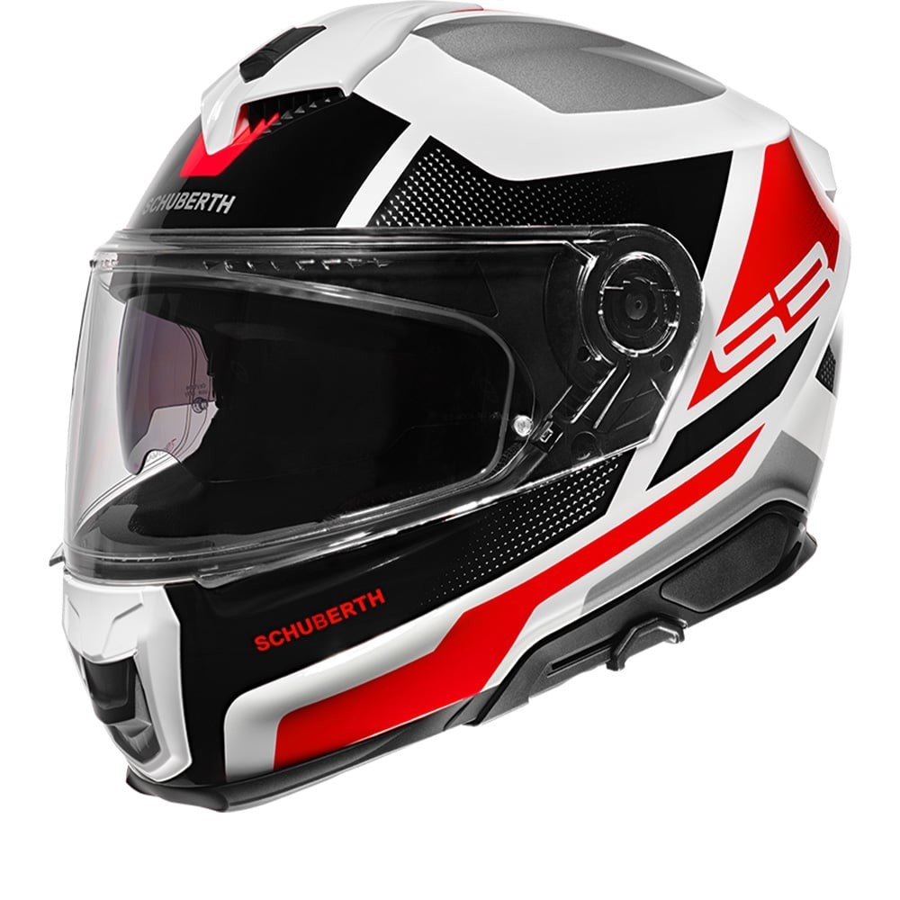 Schuberth S3 Daytona Grey Red Full Face Helmet L