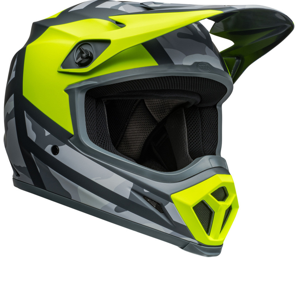 BELL MX-9 Mips Alter Ego Hi-Viz Yellow Camo Full Face Helmet S