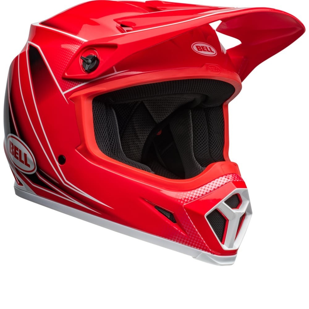BELL MX-9 Mips Zone Red Full Face Helmet S