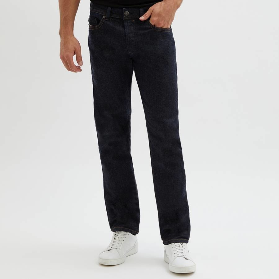Black Buster Straight Stretch Jeans