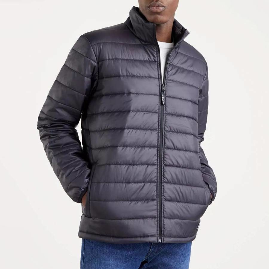 Black Richmond Quilted Packable Jacket