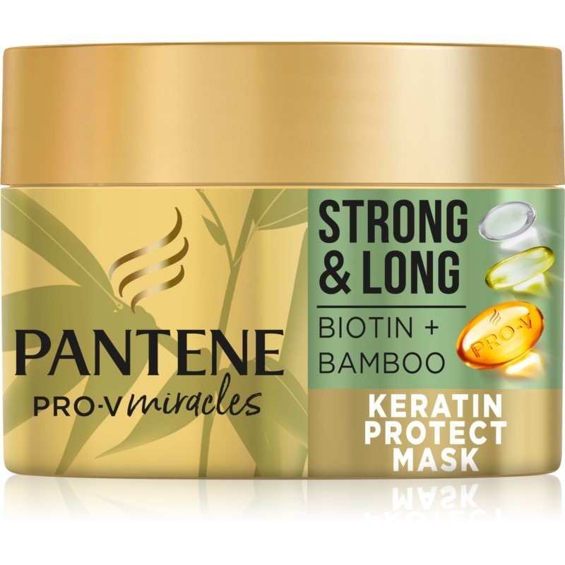 Pantene Strong & Long Biotin & Bamboo Restoring Mask Against Hair Loss 160 ml