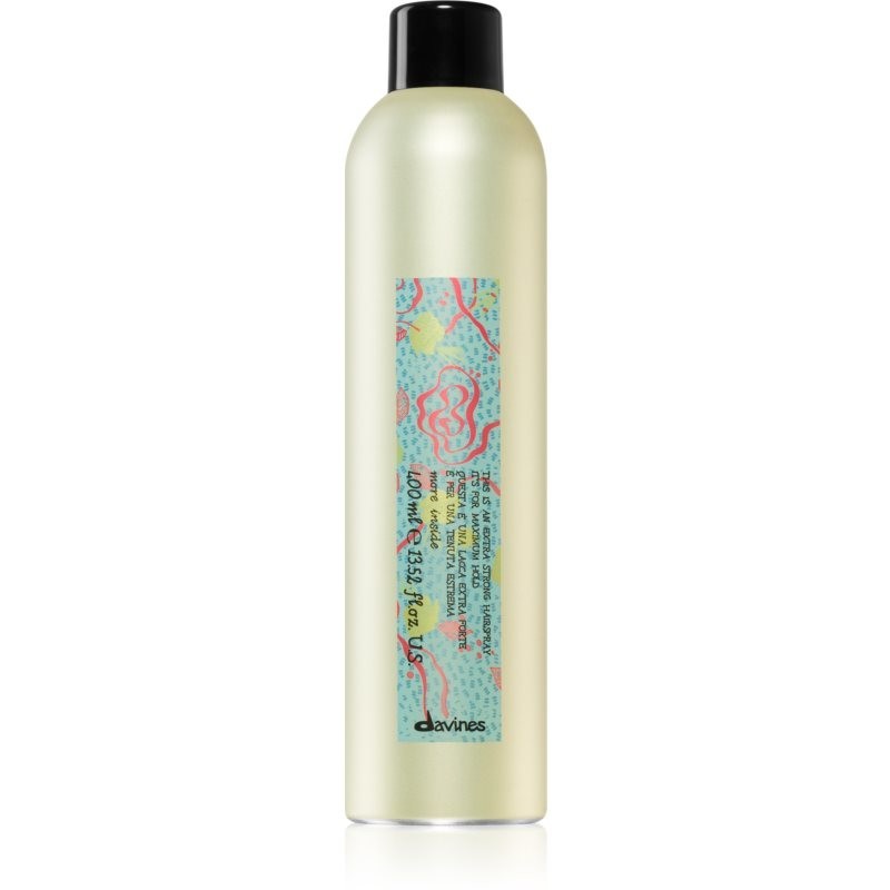 Davines More Inside Extra Strong Hair Spray strong-hold hairspray 400 ml