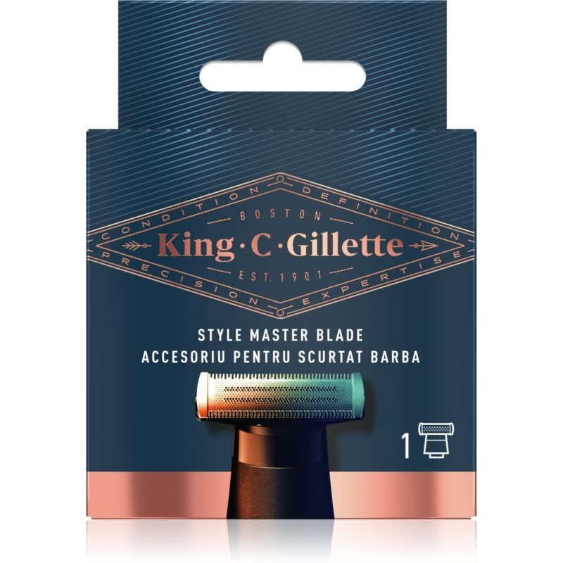 King C. Gillette Style Master spare heads for men 1 pc