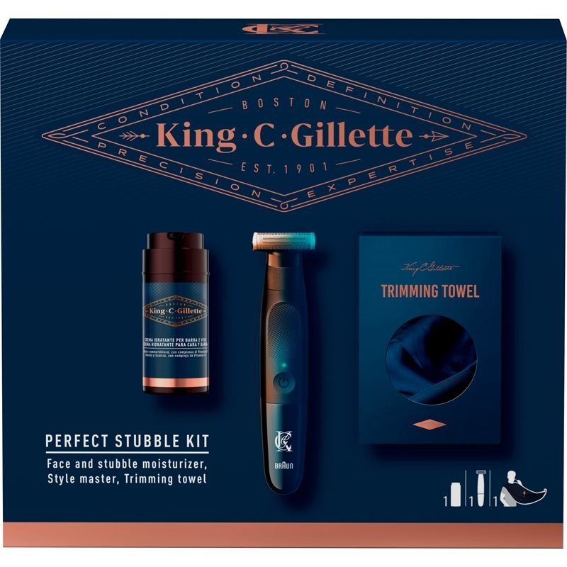 King C. Gillette Styling set Perfect Stubble Kit gift set for men