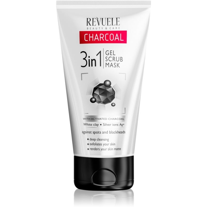 Revuele Charcoal 3in1 3-in-1 cleansing gel with activated charcoal 150 ml