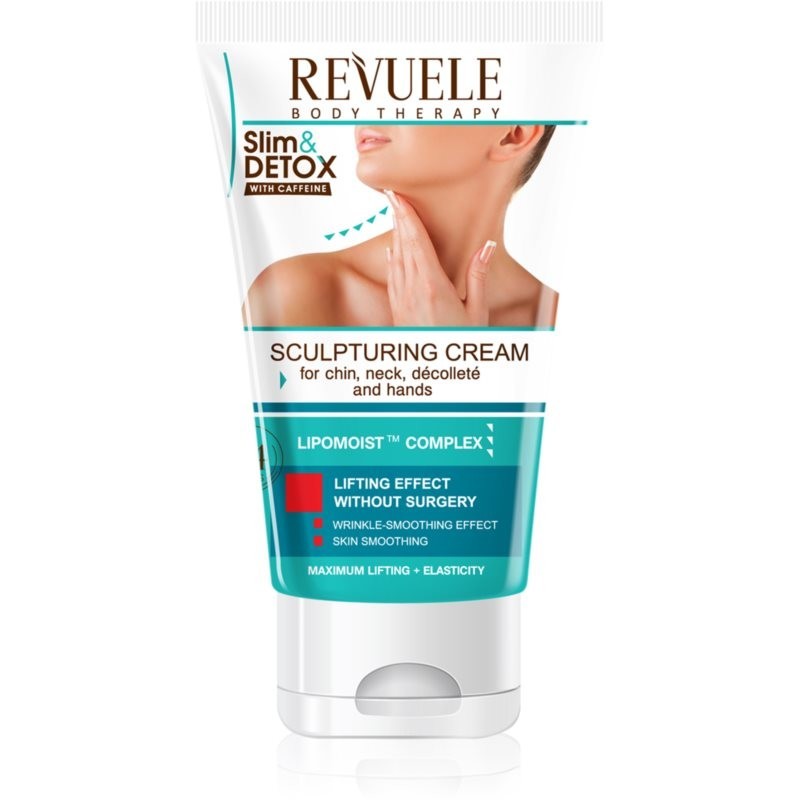 Revuele Slim & Detox With Caffeine modelling cream for neck and décolleté 150 ml