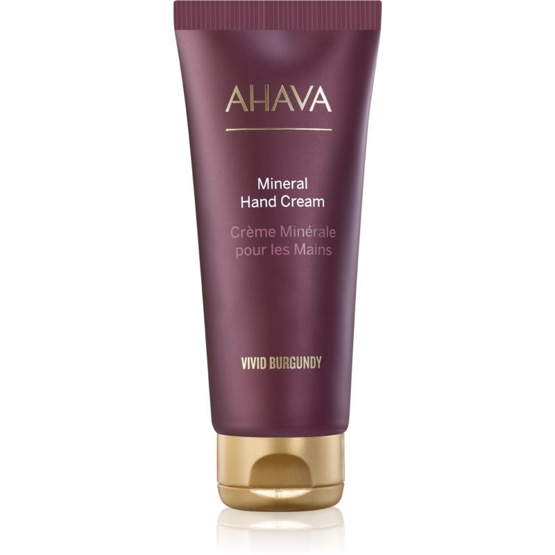 AHAVA Vivid Burgundy hand cream with Dead Sea minerals 100 ml