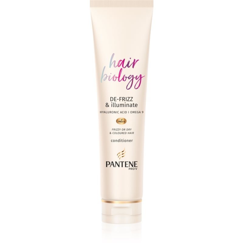 Pantene Hair Biology De-Frizz & Illuminate conditioner for dry and colour-treated hair 160 ml