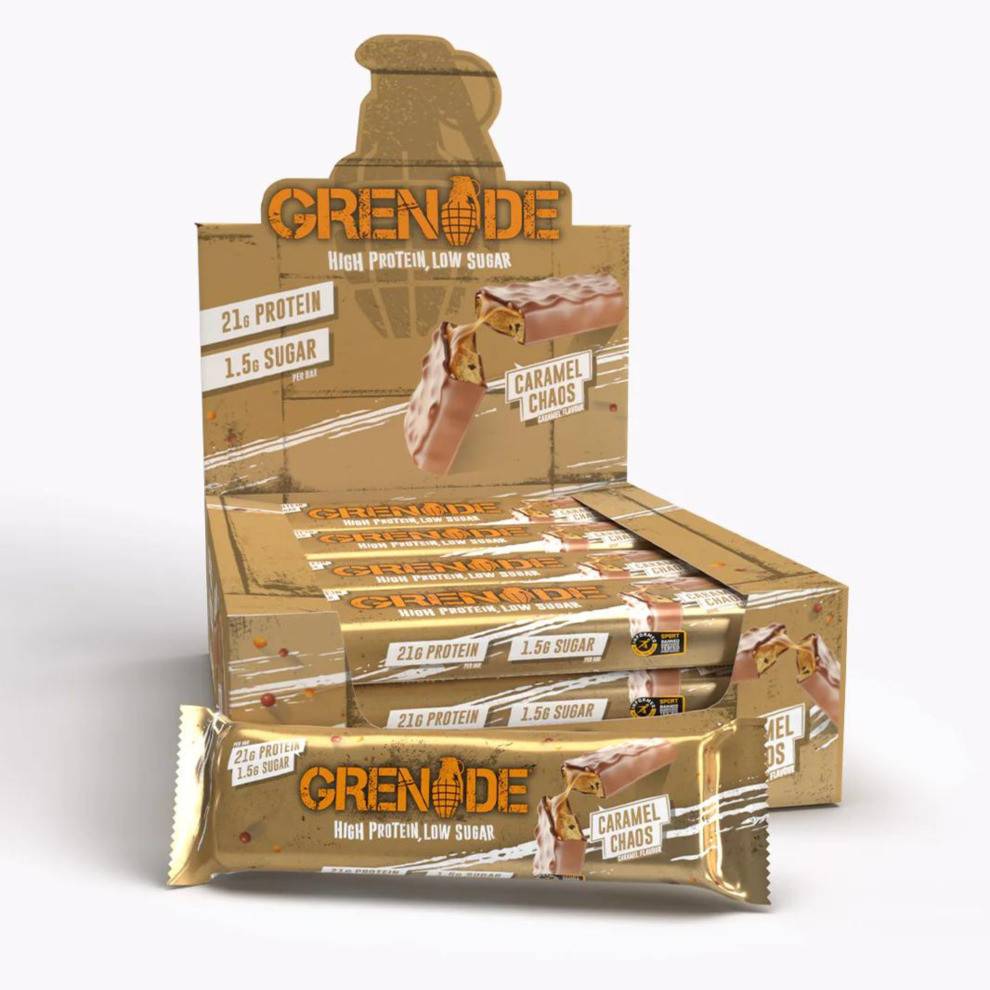 Grenade Caramel Chaos Carb Killa Protein Bars | 12 x 60G