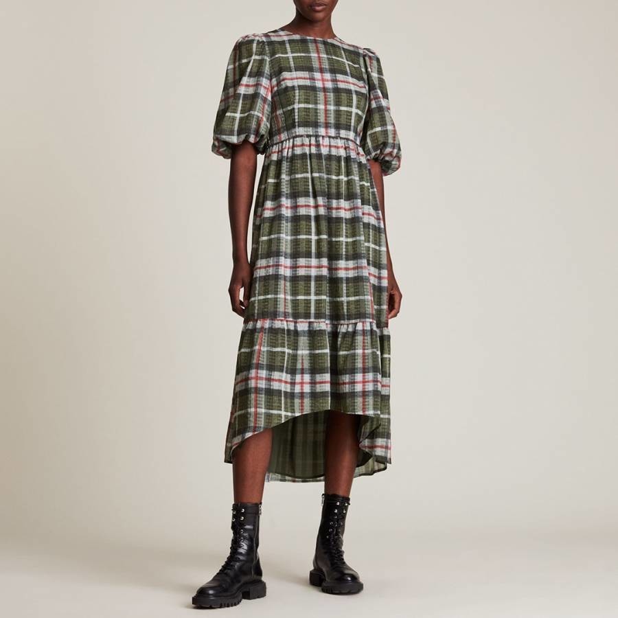 Multi Sadie Check Dress