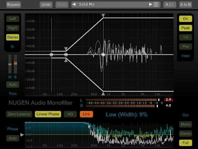 Nugen Audio  Monofilter > Monofilter V4 UPGRADE (Digital product)